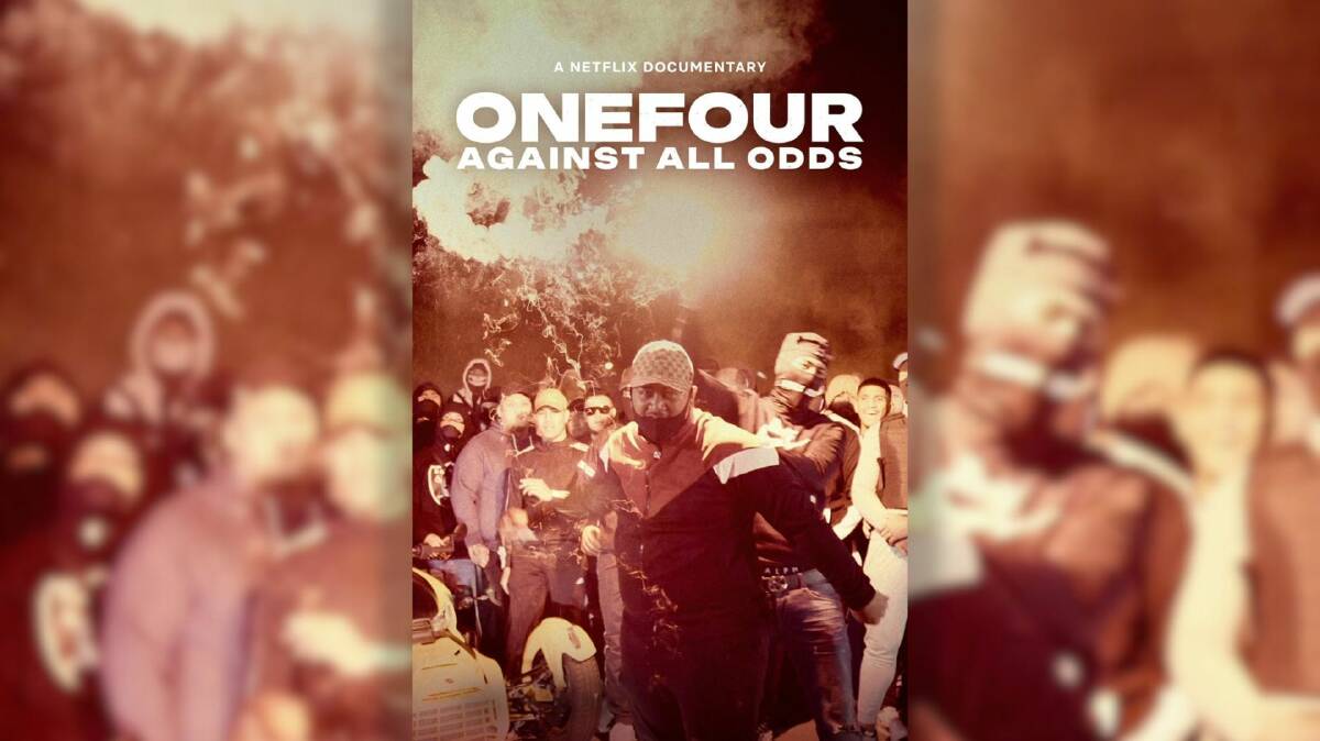 Netflix's documentary on drill rap group OneFour. Picture via Netflix