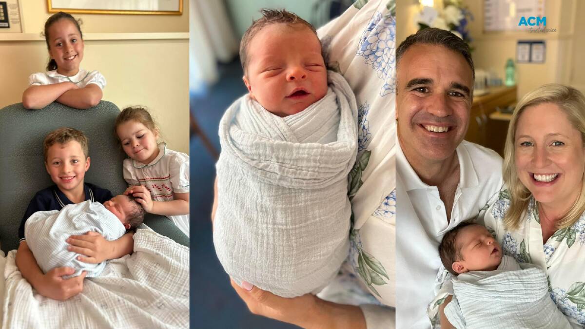 The Malinauskus family welcome their newest addition, George. Pictures via X/Peter Malinauskus