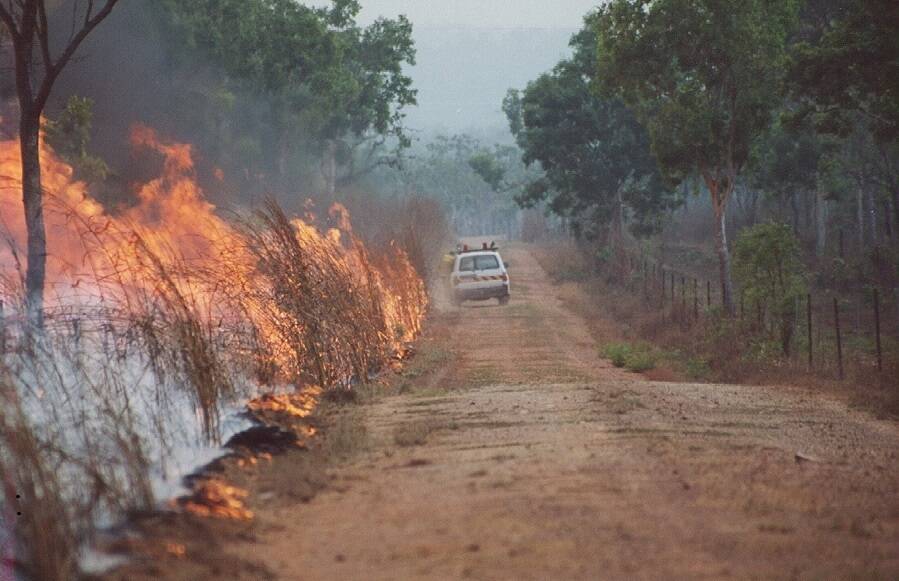 12.8 million hectares of land has been burnt in the Northern Territory. Picture by Bureau of Meteorology 