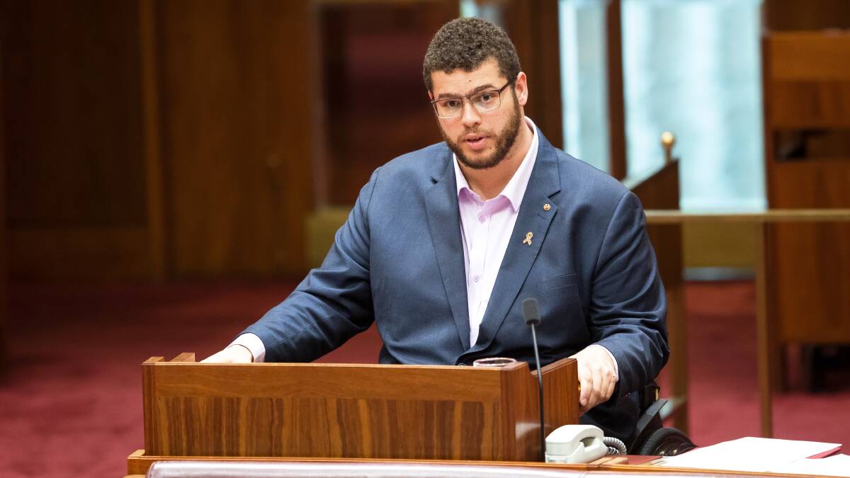 Greens senator Jordon Steele-John has called on the Australian government to demand a ceasefire. Picture by Sitthixay Ditthavong