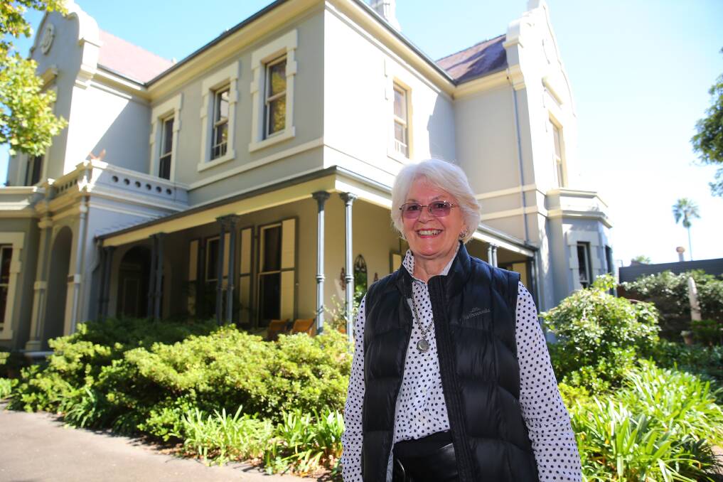 For sale: Current Eulabah owner Maggie Kable out the front of her house. Pictures: Geoff Jones.