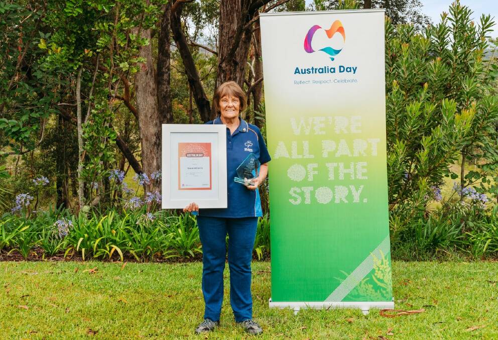 WINNER: The 2022 Citizen of the Year award winner, Diane Williams, for commitment to Girl Guides. Picture: Supplied.