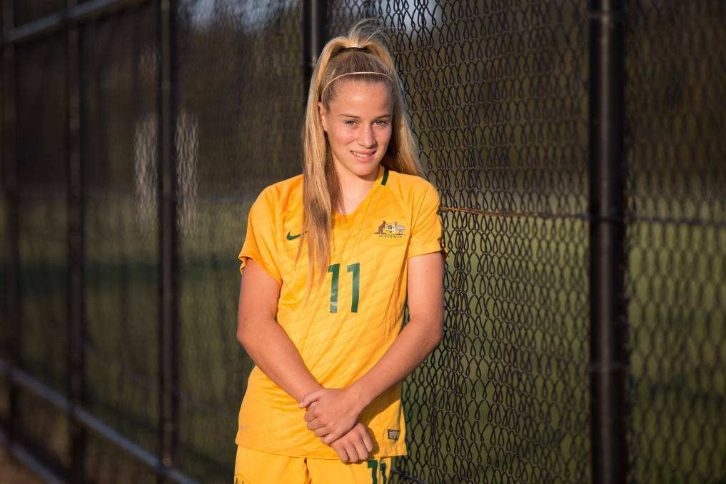 Rising star: Courtney Nevin is representing Australia at the 2020 Tokyo Olympics. Picture: Geoff Jones.