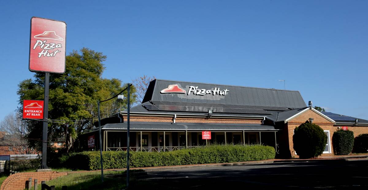 Still open: Pizza Hut at Windsor is still offering an all you can eat dine-in service. Picture: Geoff Jones.
