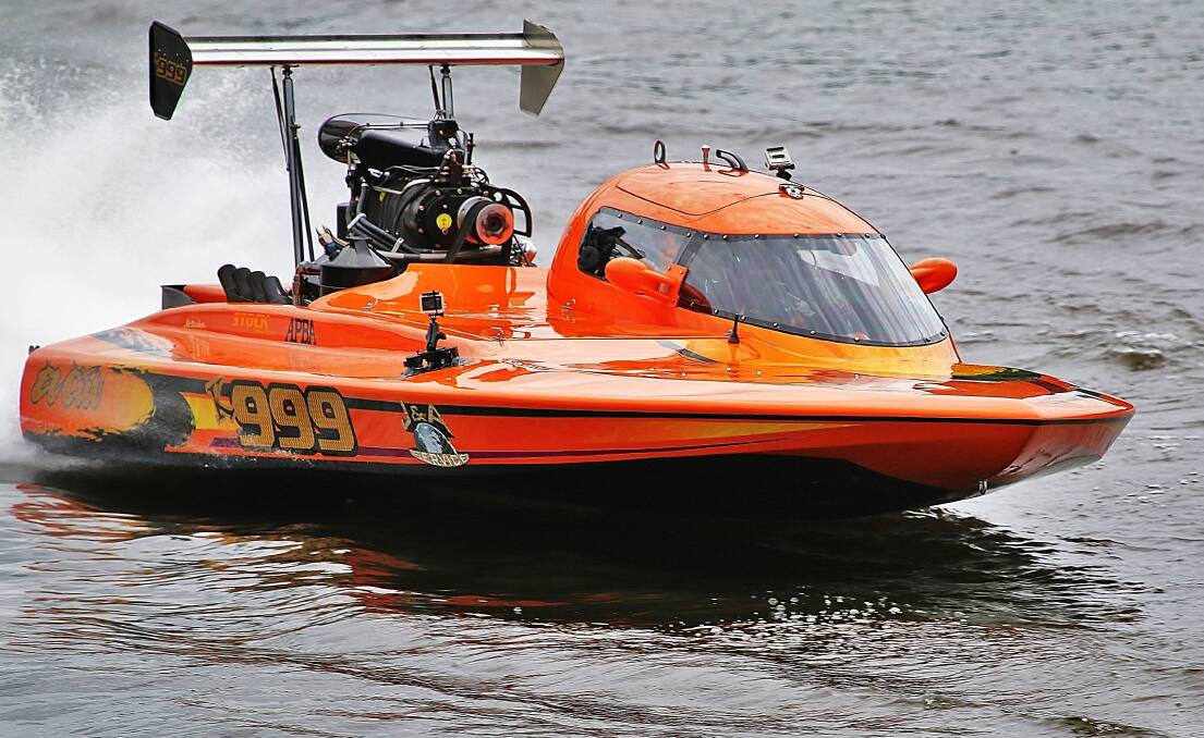 Import: War Eagle, an American Powerboat that will be piloted by US driver Duff Dailey, will compete in the international Challenge. Picture: Supplied
