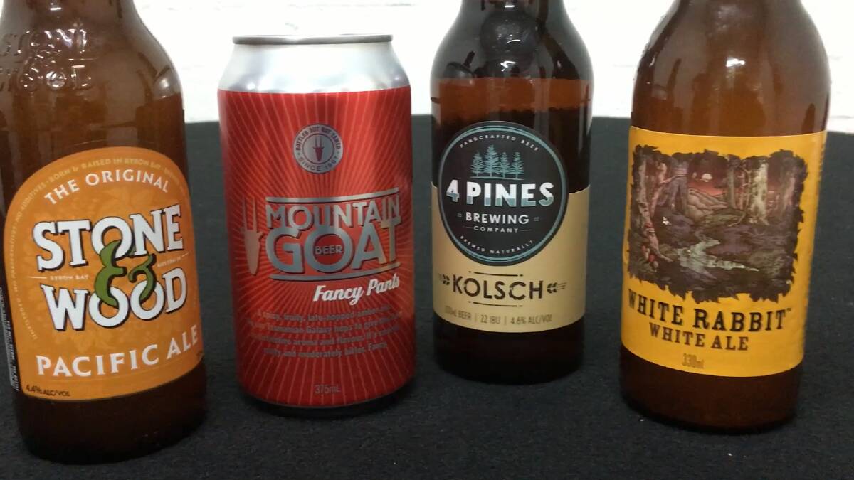 The final four: The last four beers in our 12 Beers of Christmas series. Picture: Geoff Jones