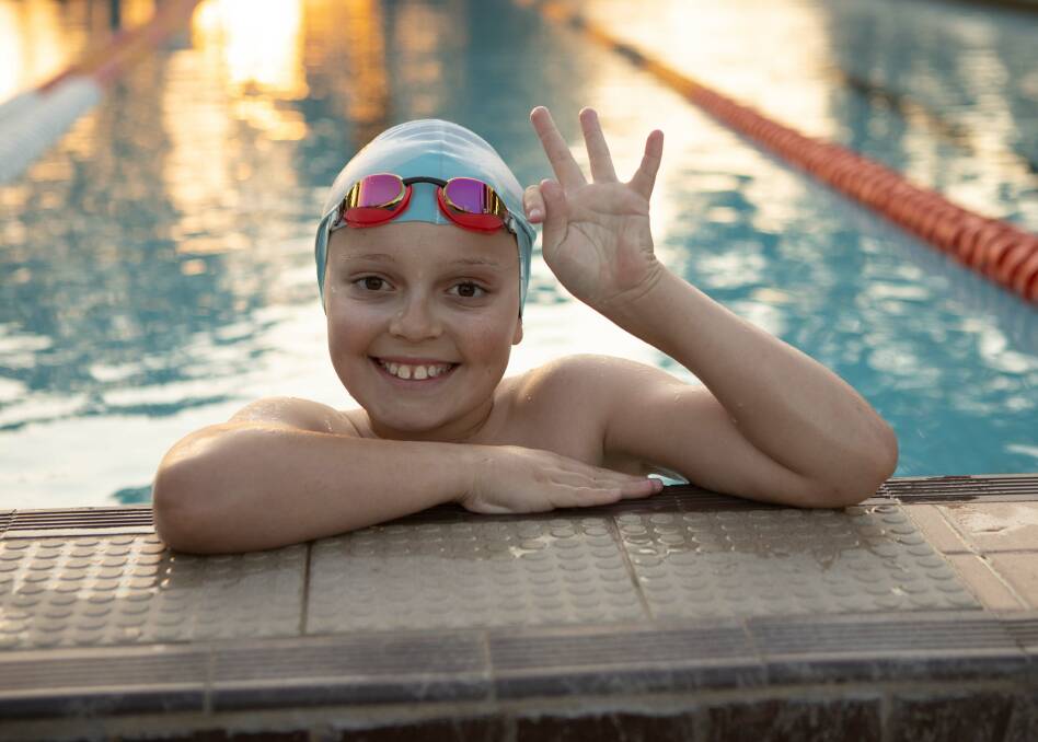 Raising funds: Jack O'Brien will be swimming 100km over 30-days, to raise money for the Starlight Children's Foundation. Picture: Supplied