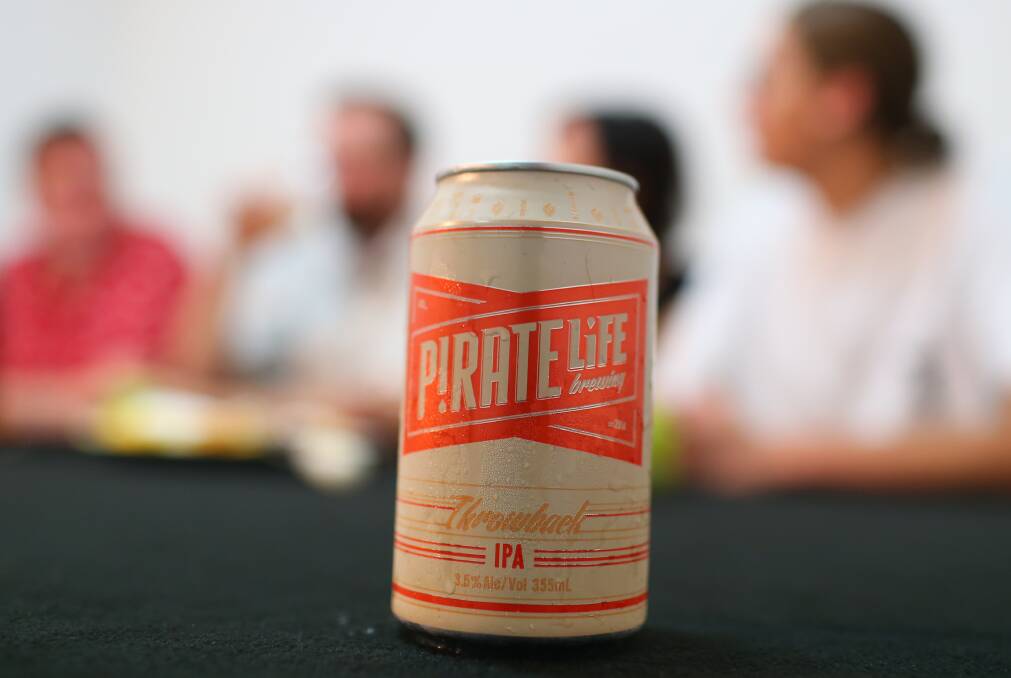 Solid entry: All of our panelists enjoyed Pirate Life's mid-strength IPA. Picture: Geoff Jones