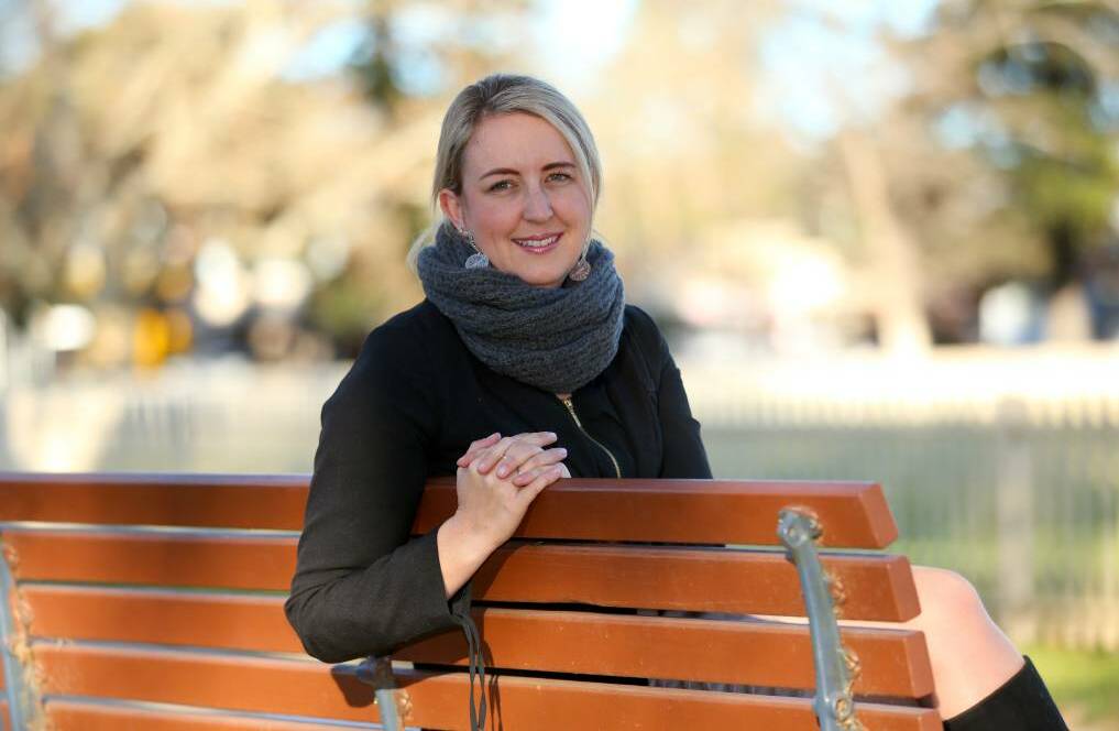 Keen to represent: Macquarie Liberal candidate, Sarah Richards.. Picture: Geoff Jones.