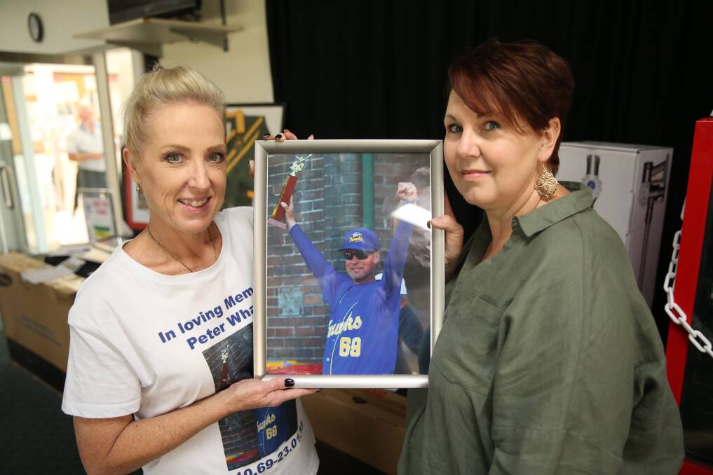 Organisers: Netty Clarke and Trish Whatson (Pete's wife) were proud organisers of the fourth annual Peter Whatson Memorial Golf Day, raising money for the Melanoma Institue of Australia. Picture: Geoff Jones.
