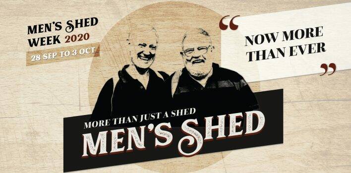 The National Men's Shed Week 2020 will run from September 28 to October 3. Picture: Supplied.