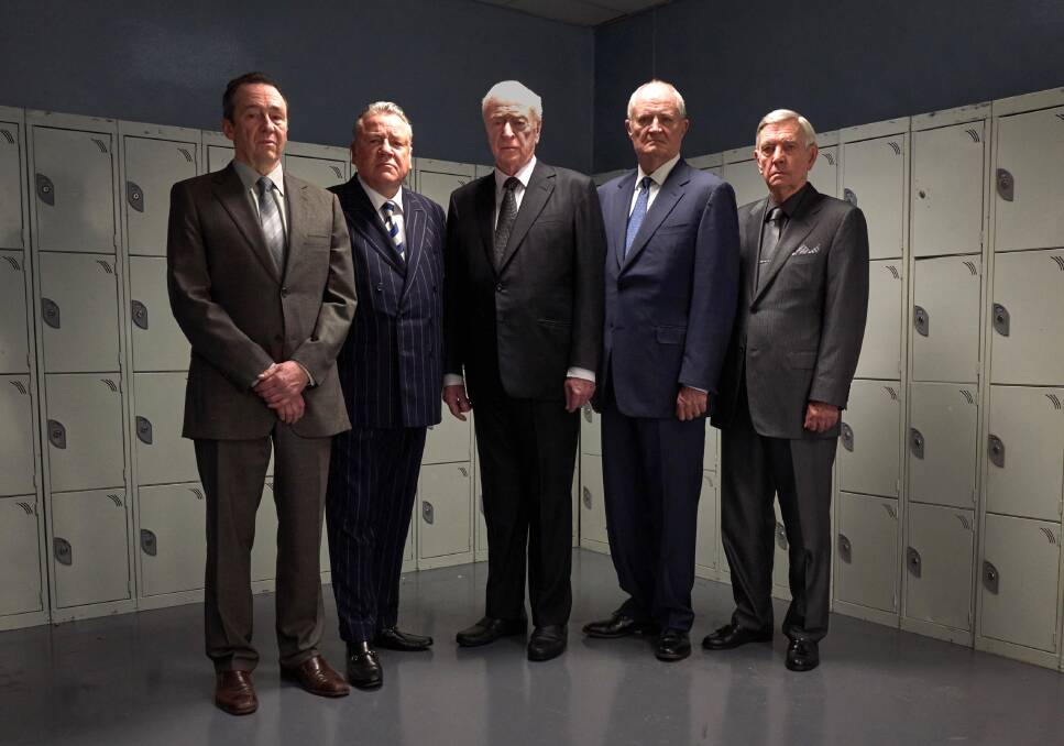 King of Thieves: Michael Caine, Tom Courtenay, Michael Gambon, Charlie Cox, Jim Broadbent and Ray Winstone.
