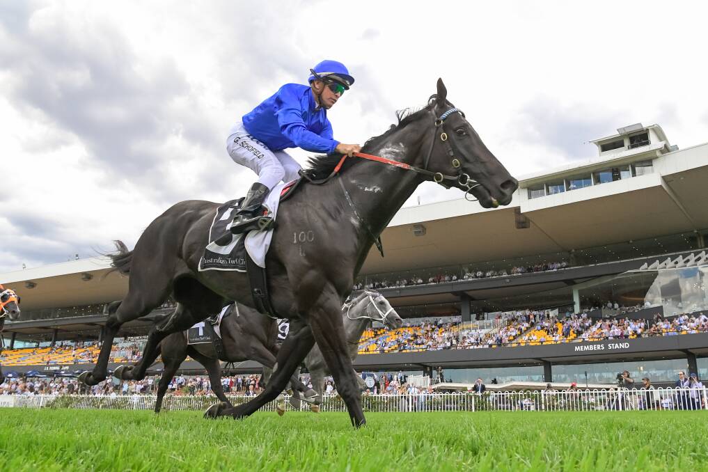 Emerging racer: Kementari ridden by Glyn Schofield wins race 7 during the Silver Slipper Stakes Day at Rosehill Gardens in Sydney, February 24, 2018. Picture: Rafal Kontrym