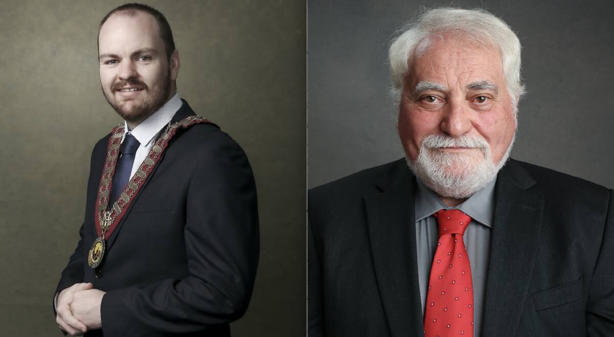 Officials: Hawkesbury mayor Patrick Conolly and deputy mayor Barry Calvert. Pictures: Hawkesbury Council website.