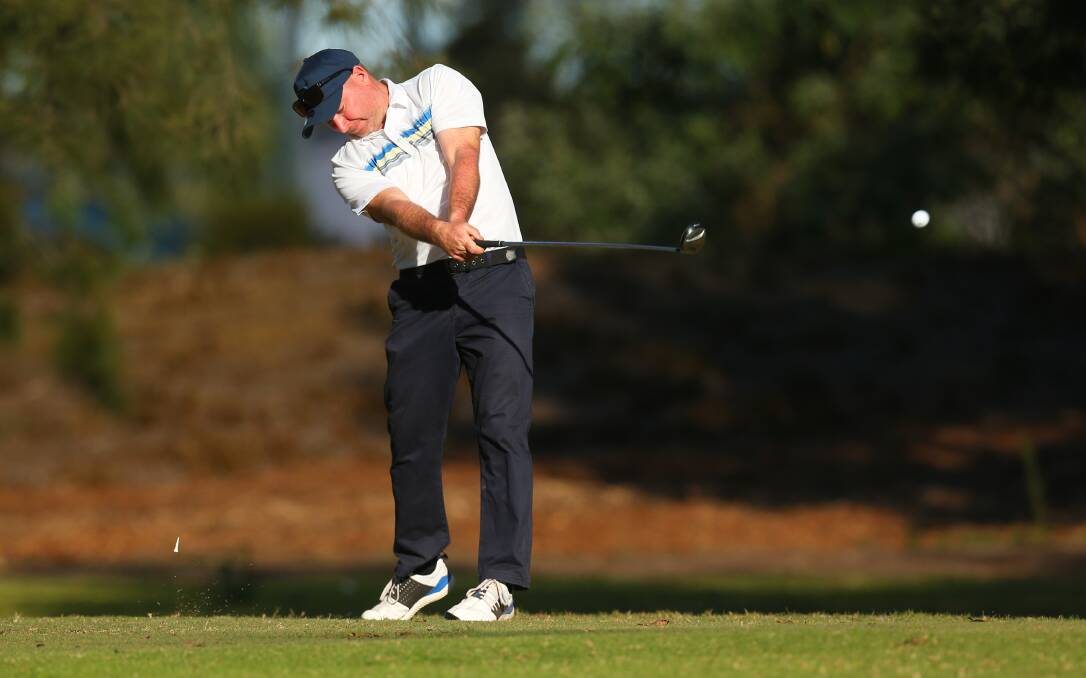 Local: Richmond's Craig Ellings plays at Richmond Golf Club in 2019. Picture: Geoff Jones. .