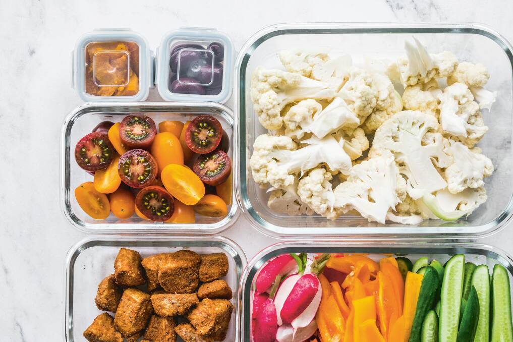 Meal prep: Australian Bananas and Nutritionist Susie Burrell wants to help people transition back into the office while continuing their healthy eating they had while working from home. Picture: Sally O'Neil.