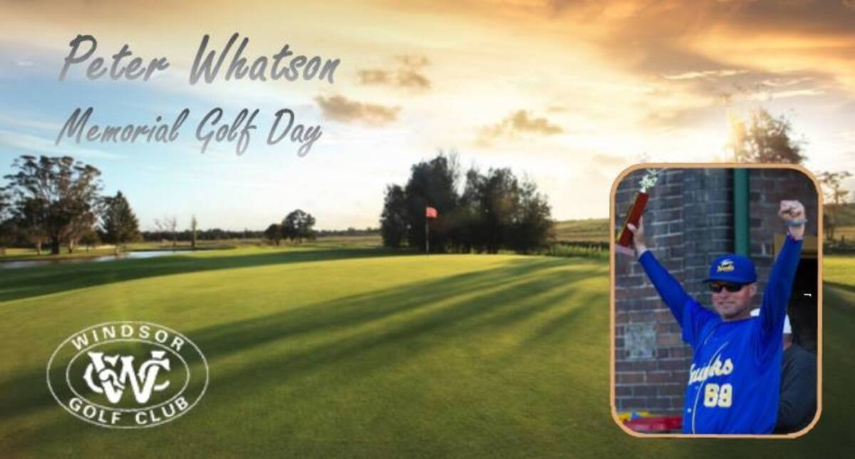 Memorial: Peter Whatson Golf Day, November 1. Picture: Supplied