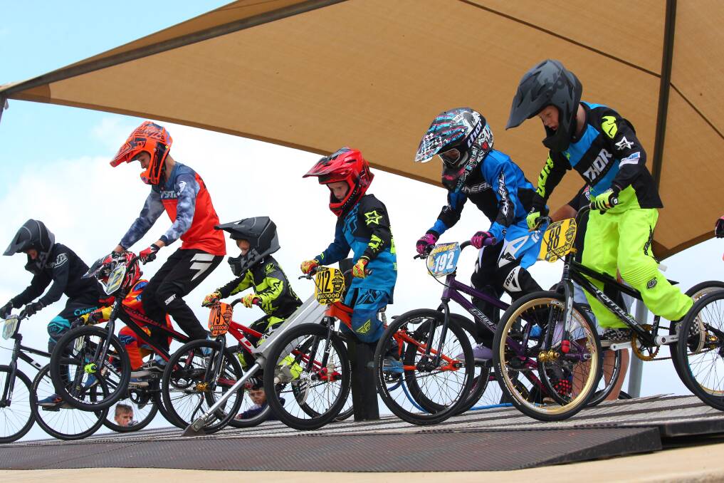 Heading south: A group of 10 riders from Hawkesbury Hornets BMX Club will head to the National Championships in Victoria. Picture: Geoff Jones