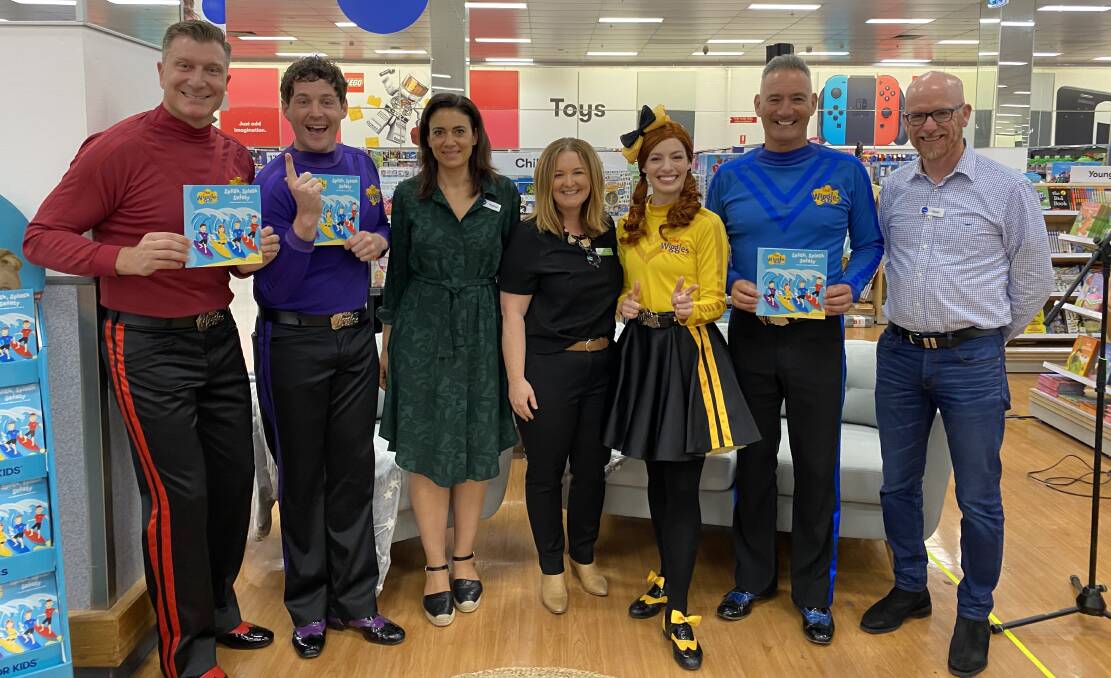 Here to help: The Wiggles debut the first book in an eight-part series of children's books in collaboration with BIG W. Picture Supplied.