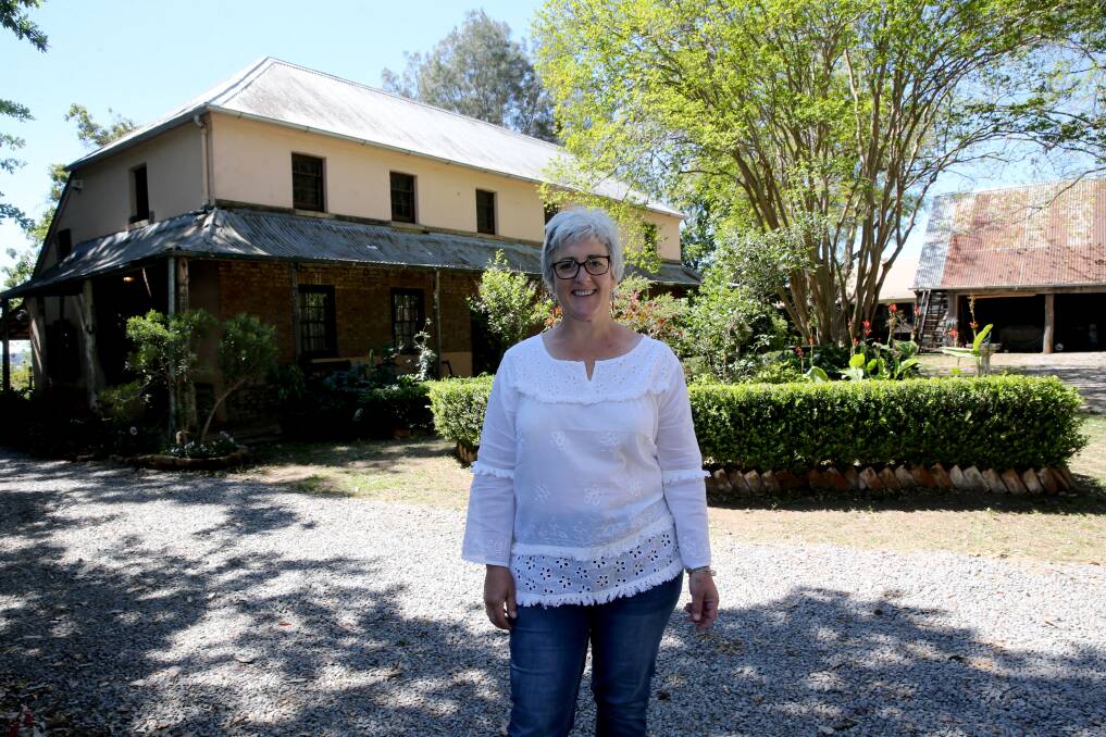 Emma Guymer, co-owner of the Clear Oaks home at 135 Francis St, Richmond. Picture: Geoff Jones.