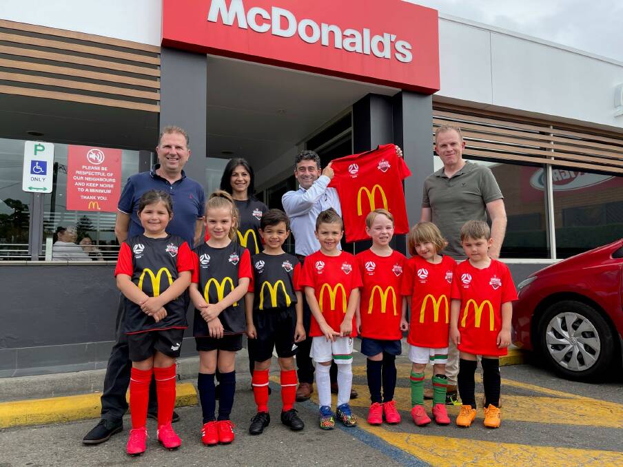 Football St George get assistance from McDonalds St George to run summer season. Picture: SGFA