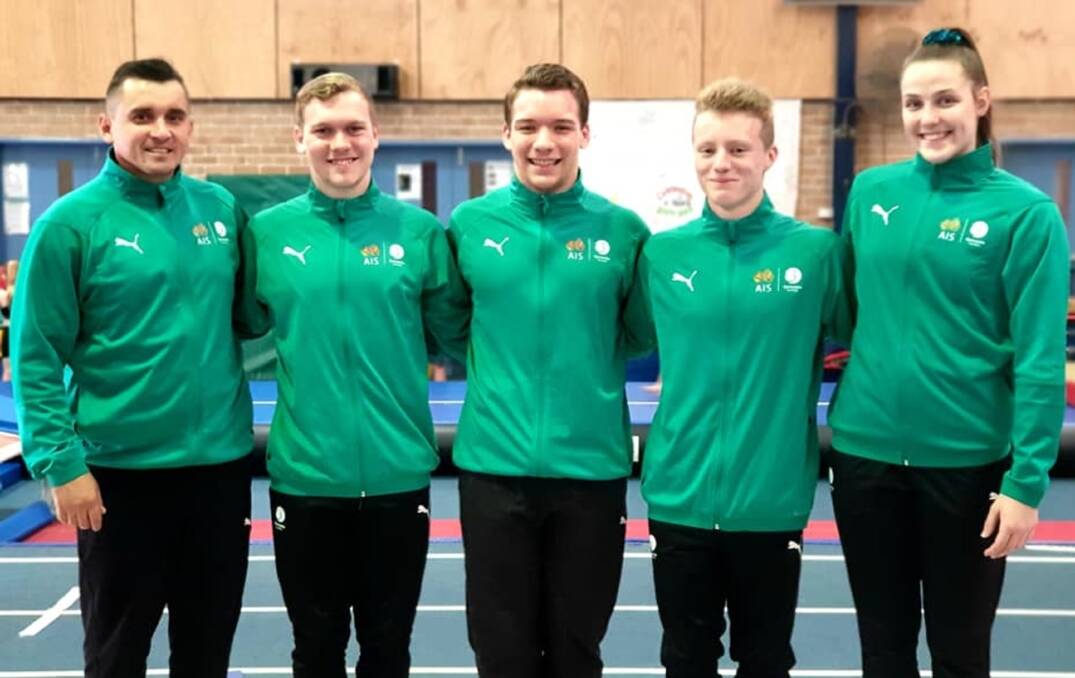 High performers: Dzmitry Kachan, Jack Hemmings, Blake Grainger, Ethan McGuinness and Cheyanna Robinson were in the senior team. Picture: Supplied.