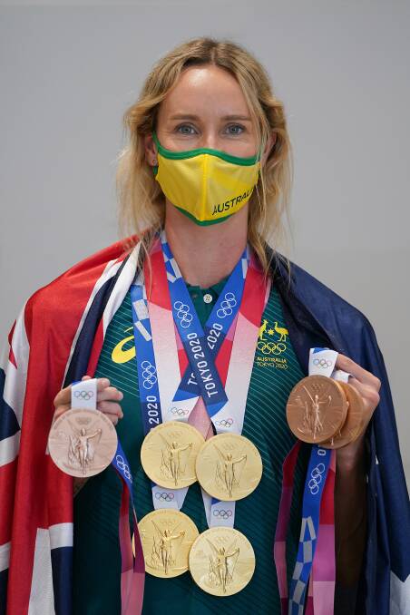 Emma McKeon has become Australia's greatest Olympian. Picture: AAP