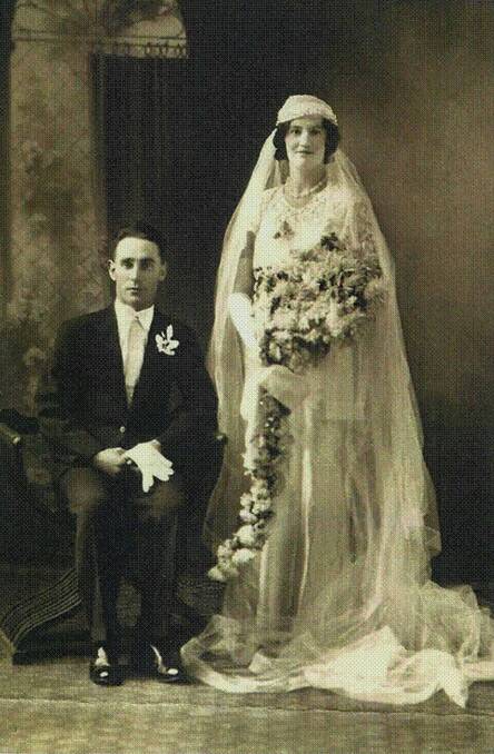 Reg Toole and Mary Allan, wed at St. Matthew’s in 1932.