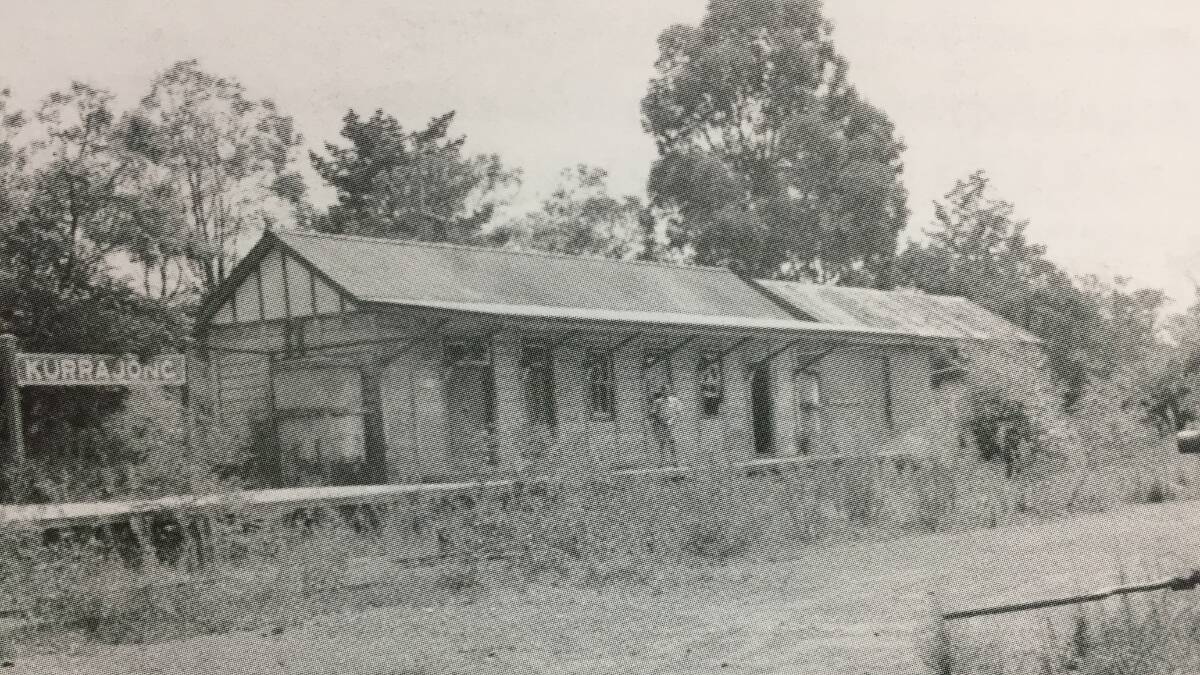 The old Kurrajong station some years after its abandonment, where the switching yard is now in Kurrajong Village. Picture: Pansy by TRAK