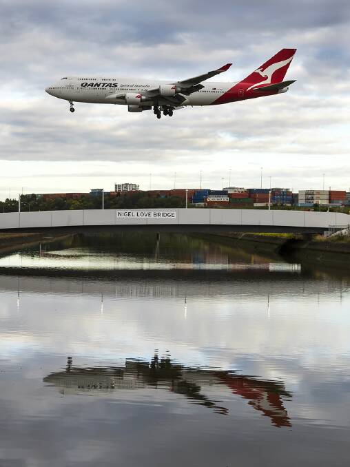 The Nigel Love Bridge at Sydney Airport.