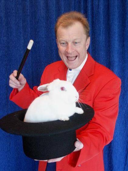 Magician Peter Wood will amaze young audiences at the magic show.