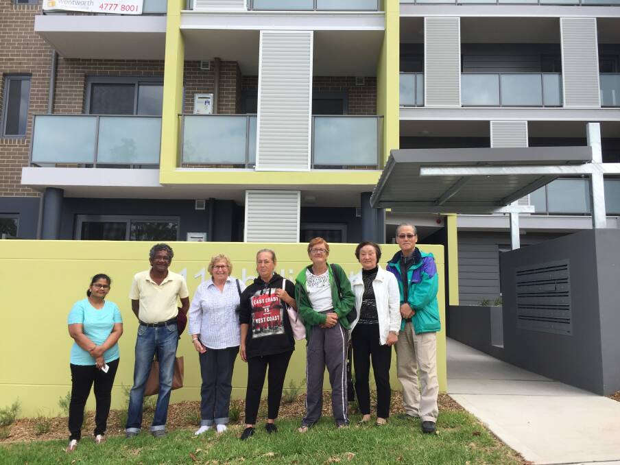 Norman Court residents being rehoused in this new Wentworth Housing block of units at St Marys. 