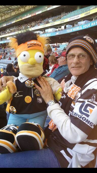 Bill Slee is a massive Wests Tigers fan. Punters are asked to come on Sunday showing their NRL allegiances with a prize for best dressed.