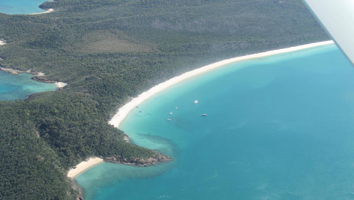 Whitehaven is a must-see for all Australian travellers and even better from the air.