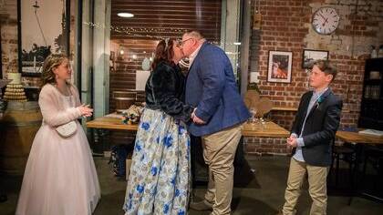 HONEYMOON HELL: Julia and Rick Wintle were forced into hotel quarantine in Tasmania when they planned to have their honeymoon. Picture: Supplied