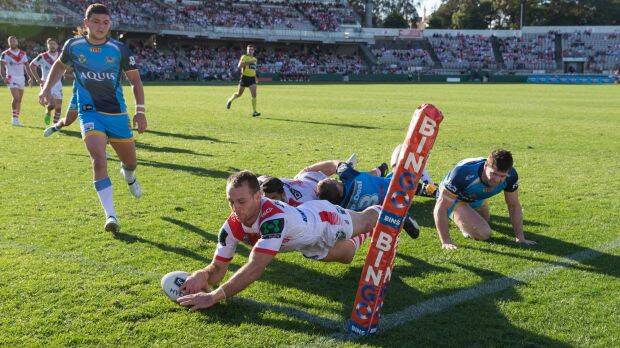 Back home: The Dragons will return games to Kogarah and Wollongong next year. Photo: AAP