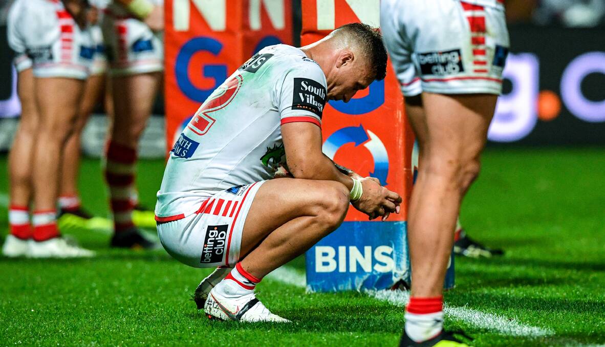 On the way out?: Can St George Illawarra bounce back in the finals? Picture: AAP