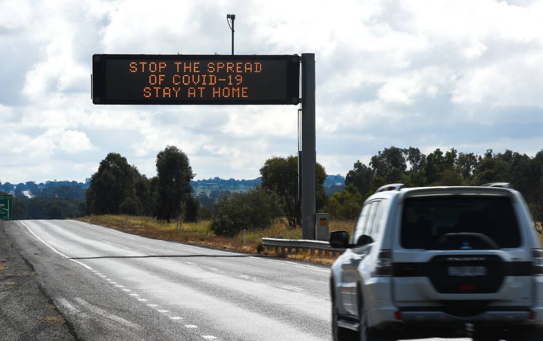 Drivers on the Hume Highway over Easter have been told to stay at home. Photo: Mark Jesser