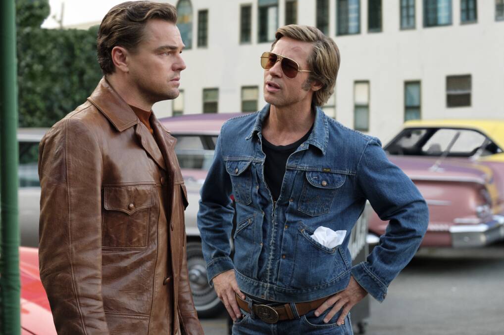 Power pair: Oscar winners Leonardo DiCaprio and Brad Pitt star as Rick Dalton and Cliff Booth in Quentin Tarantino's latest film Once Upon a Time in Hollywood.