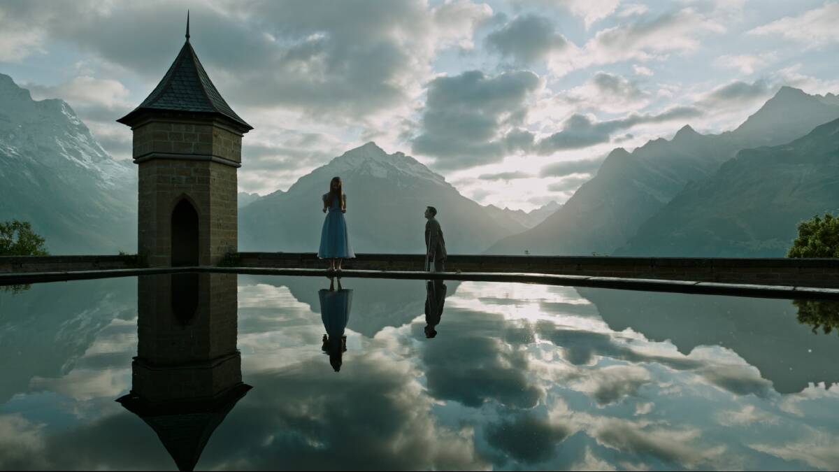 Rare beauty: A shot this stunningly beautiful deserves to be in a film far more enjoyable and easy to follow than A Cure for Wellness, which is rated MA15+ and in cinemas now.