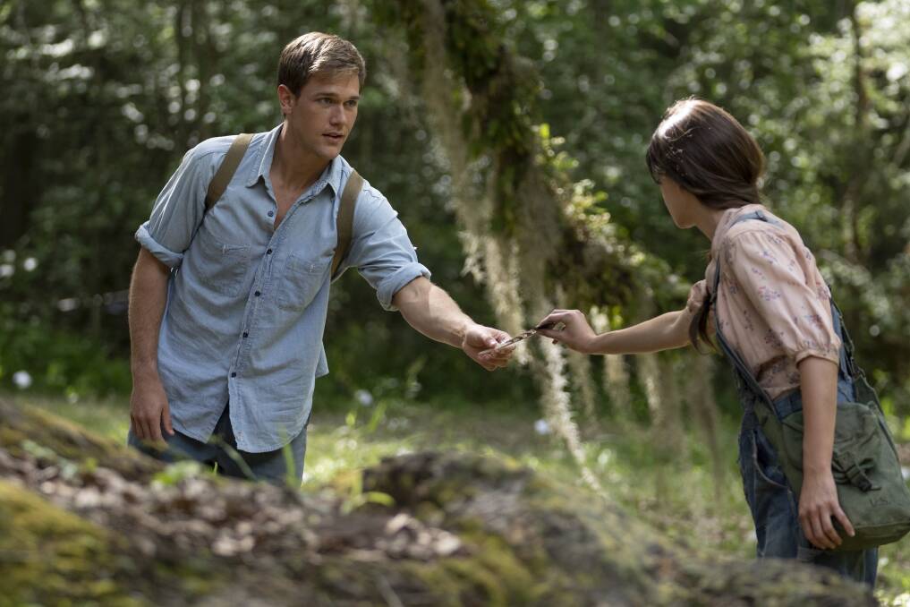 Coming of age: Taylor John Smith and Daisy Edgar-Jones in the film adaptation of Where the Crawdads Sing. Picture: Sony