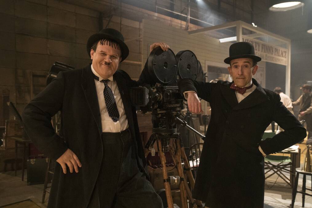 Classic pairing: It's slapstick and friendship galore for John C. Reilly and Steve Coogan in Stan & Ollie, the brilliant new film chronicling a period of Laurel and Hardy's lives, rated PG, in cinemas now.