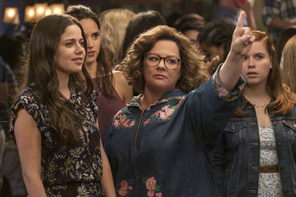 Having a ball: Melissa McCarthy stars as Deanna alongside Molly Gordon as her daughter Maddie in new comedy Life of the Party, which is rated M and in cinemas now.