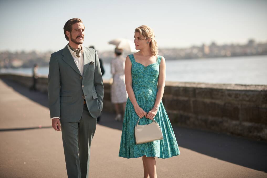 Back in the day: Ryan Corr and Rachael Taylor star in Bruce Beresford's latest film, Ladies in Black, rated PG, in cinemas now.