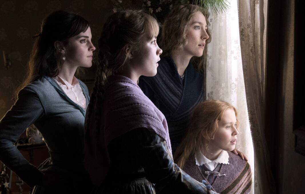 New generation: Emma Watson, Florence Pugh, Saoirse Ronan and Eliza Scanlen play Meg, Amy, Jo and Beth March in Greta Gerwig's new adaptation of Little Women, rated G, in cinemas now.