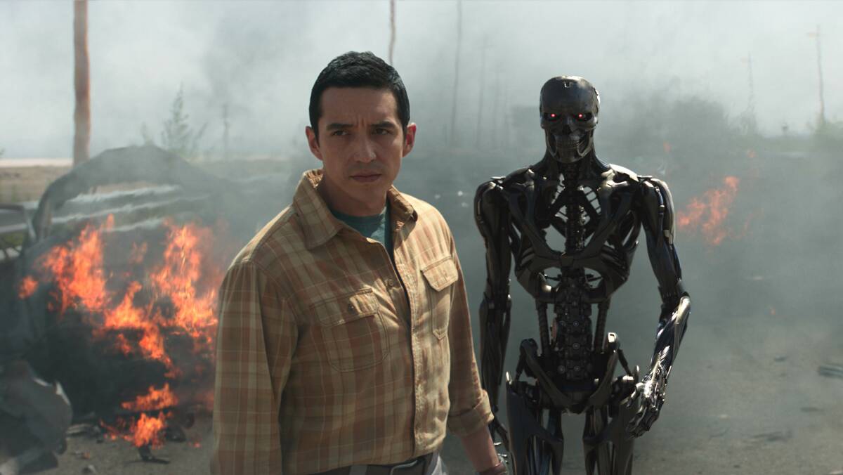 Let's do this again: Mexican-American actor Gabriel Luna is the latest villainous robot to appear in the iconic franchise with his turn in Terminator: Dark Fate, rated MA15+, in cinemas now.