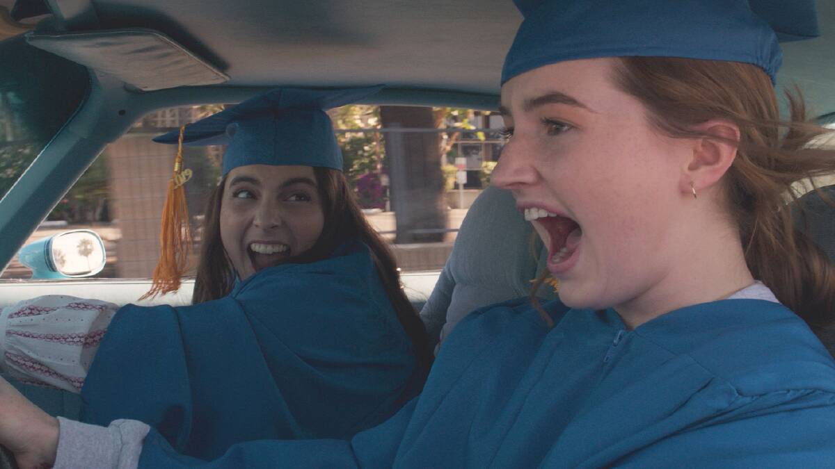 Straight A's: Kaitlyn Dever and Beanie Feldstein star as Amy and Molly in Olivia Wilde's directorial debut Booksmart, rated MA15+, in cinemas now.
