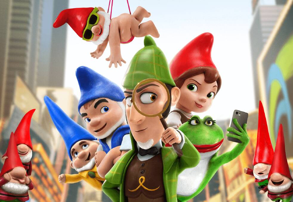 The Gnomes are back: Gnomeo and Juliet return with some new pals in animated sequel Sherlock Gnomes, rated G and in cinemas now. Picture: Paramount Pictures