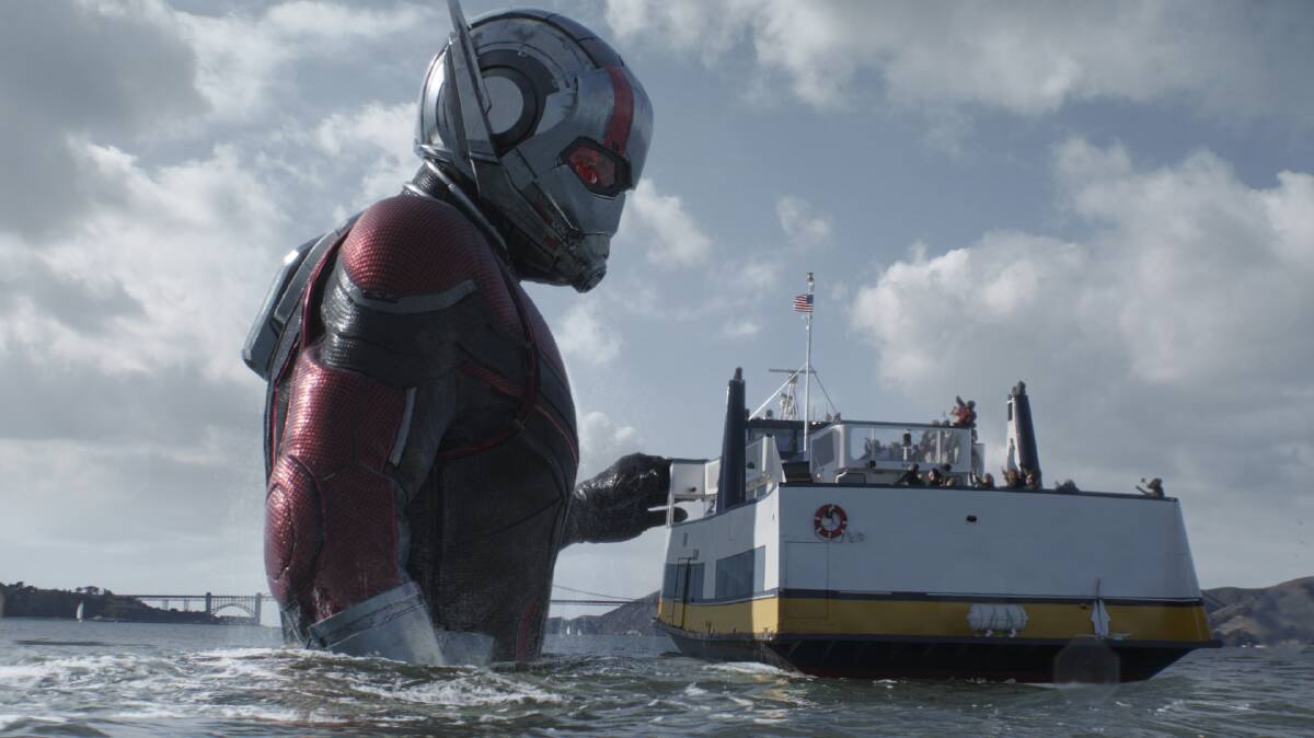 Super-size me: Paul Rudd plays Scott Lang in the latest Marvel Studios release, Ant-Man and the Wasp, rated PG, in cinemas now.