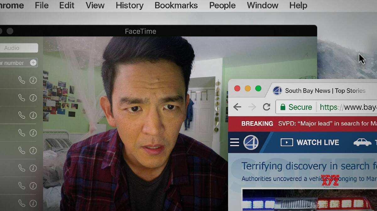 Innovative mystery: John Cho stars in the new technology-based missing person film Searching, rated M, in cinemas now.